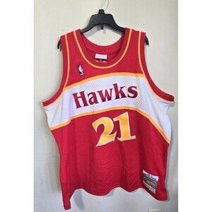 Atlanta Hawks Dominique Wilkins #21 Hardwood Classics Jersey Men’s XL